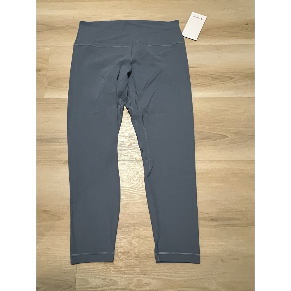 NWT Lululemon Align High Rise 25" Nulu Leggings Slate Blue Size 14 - Picture 3 of 8